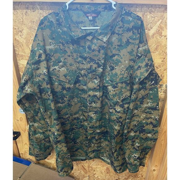 Mens 2X Tru-Spec Woodland Digital Camo Jacket - Picture 1 of 6
